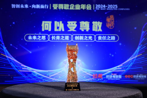 统一石化摘得ESG领航企业桂冠，以“科技向善”驱动高质量发展